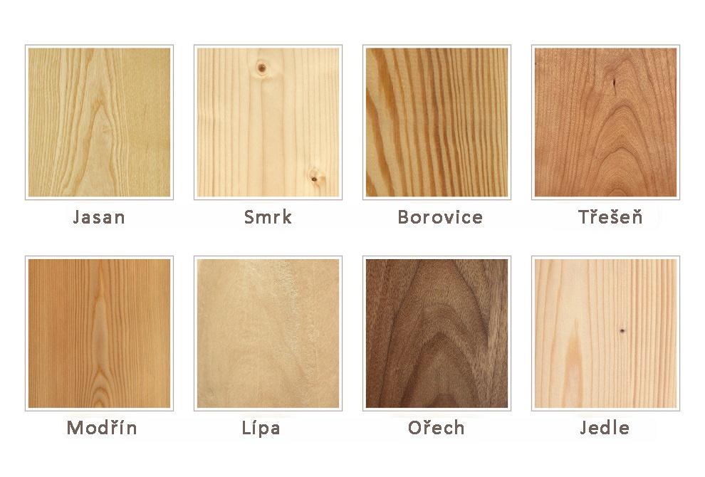 Typy dřev