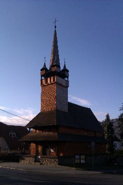 Dřevěný kostelík z Podkarpatské Rusi v Blansku