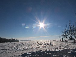 Ranní slunce nad Studnicí (foto Roman Hruška - SeStopkou.eu)