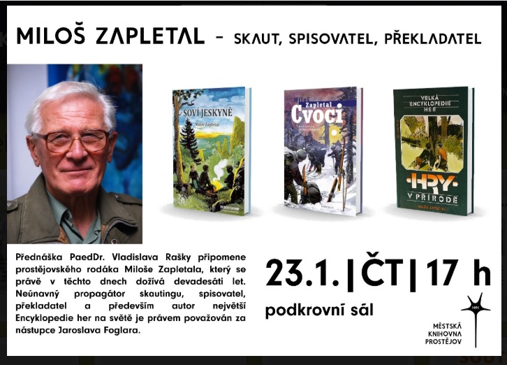 Obrázek ke článku Miloš Zapletal - skaut, spisovatel, překladatel